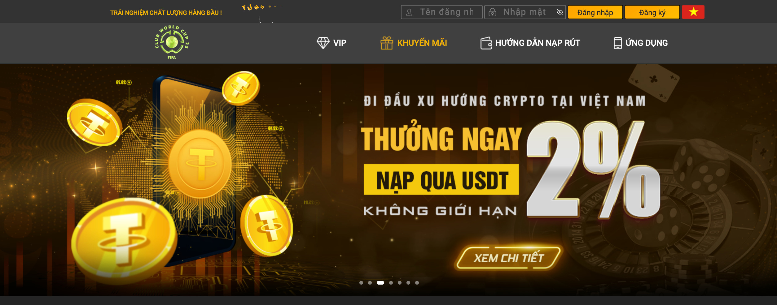 Trang web của 888B được thiết kế tối giản